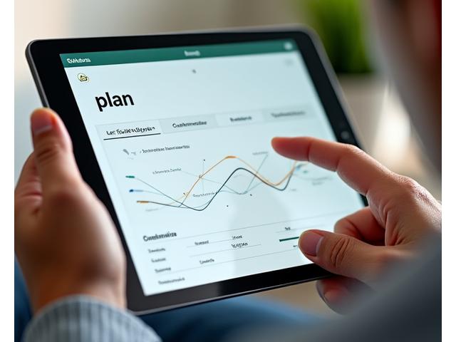 Illustration of a personalized digital wellness plan being created on a tablet with data graphs.