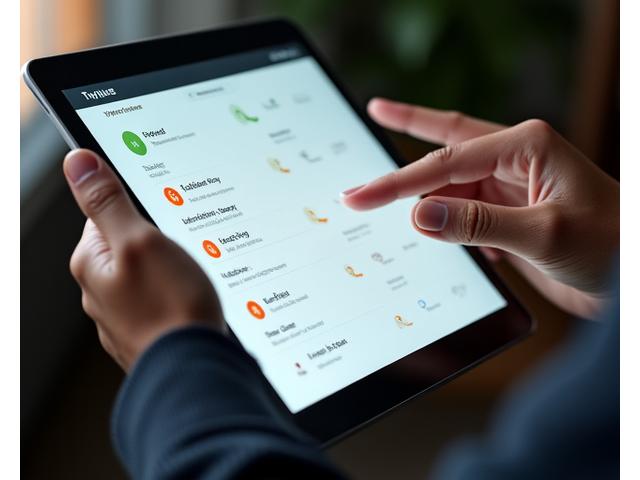Digital interface showing different categories of personal health data on a screen, with toggles for user control regarding collection
